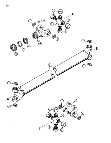 four wheel drive shaft