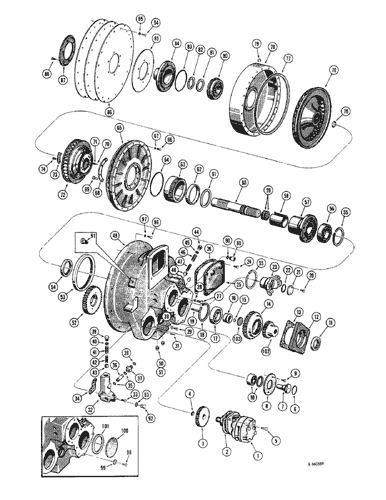 1150) - CASE TORQUE CONVERTER CRAWLER TRACTOR (BEFORE S/N 7109000 