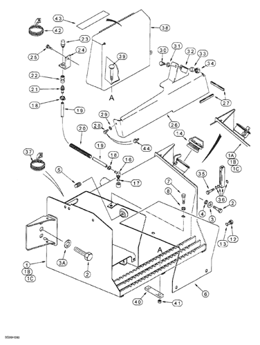 580SL) - SERIES 2 LOADER BACKHOE - ASN JJG0258464 (4/94-12/00) (9 