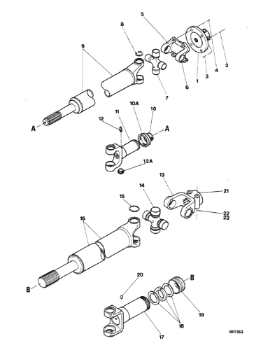 Spurstangenkopf für Case 580F Digger - MDM parts