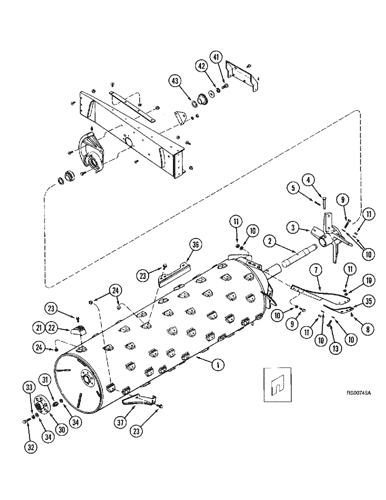 1680) - CASE IH AXIAL-FLOW COMBINE (PRIOR TO S/N JJC0045689