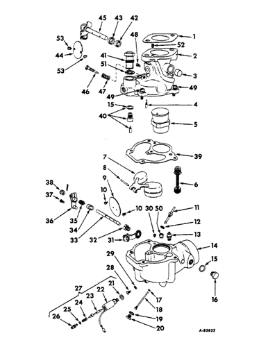 606) - INTERNATIONAL GAS TRACTOR (1/62-12/67) (036) - FUEL SYSTEM 