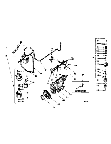 Ih b275 injector pump manual transmission