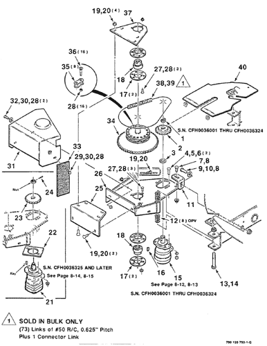 case ih 8610 bale processor parts