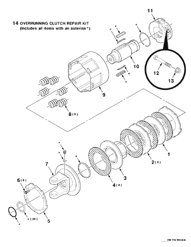 CASE IH, Hub Assembly - Outer Friction Clutch