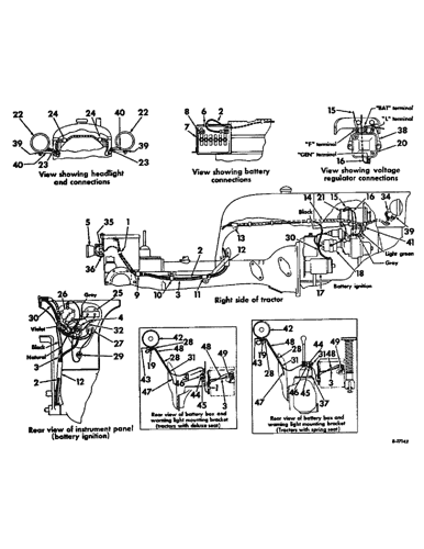 FARMALL CUB) - TRACTOR (1/47-12/53) (08-33) - ELECTRICAL FARMALL CUB) - TRACTOR (1/47-12/53) (08-33) - ELECTRICAL