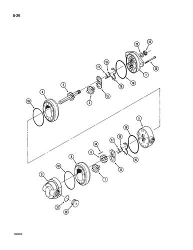 hydraulic gear pump diagram