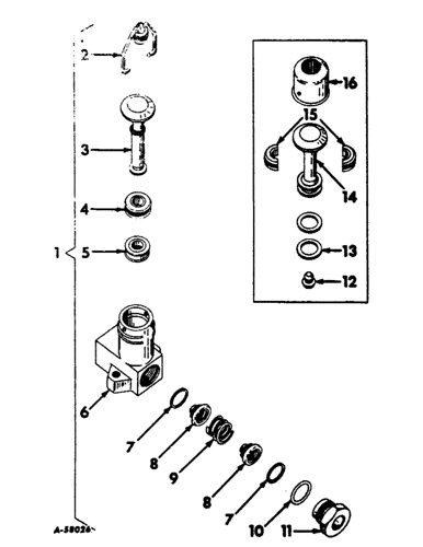 560 Farmall Diesel Tractor 1 58 12 63 066 Fuel System Hand Primer Pump Diesel Engine Tractors D2501 To Case Agriculture