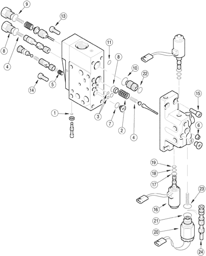 5220) - CASE IH MAXXUM TRACTOR (1/92-12/95) (8-12) - HYDRAULIC 