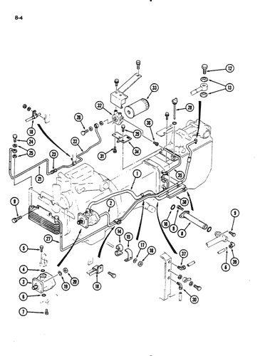 235 Case Ih Tractor 1 86 12 8 04 Pump And Hydraulic Lines Hydrostatic Transmission Case Agriculture