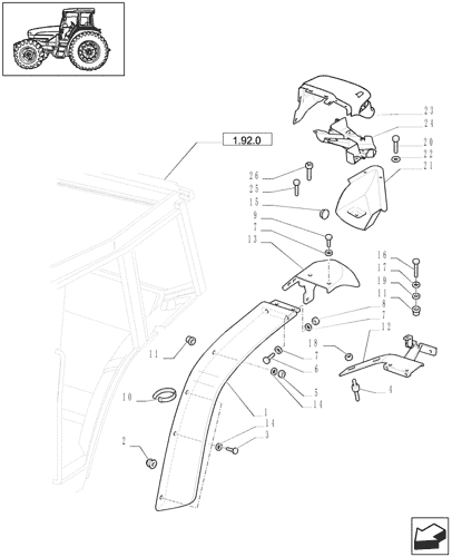 Jx1100u Tractor 1 04 12 08 1 92 5 Cab Rear Fenders Case Agriculture