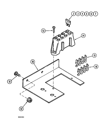 1666) - CASE IH AXIAL-FLOW COMBINE (1/93-12/94) (4-41A) - FUSE AND 