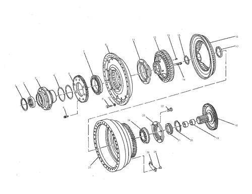 1976 caterpillar d6c transmission pump