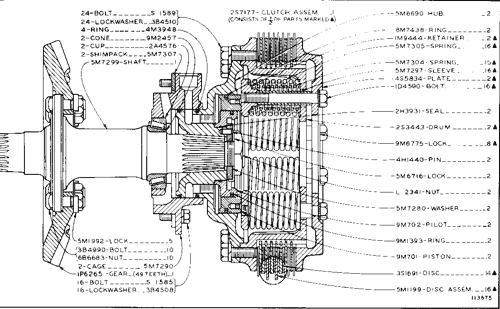 caterpillar d6c parts