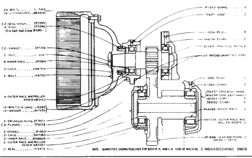 caterpillar d6c oil filters