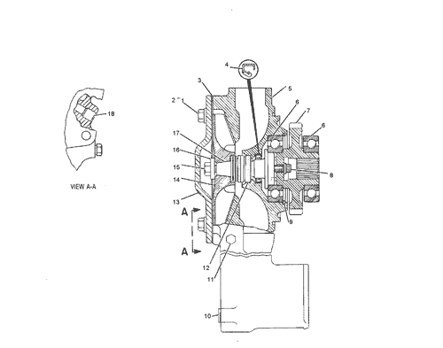 7N6206 PUMP GP-WATER 2W8003-PAGE 40 160G MOTOR GRADER | AVSpare.com