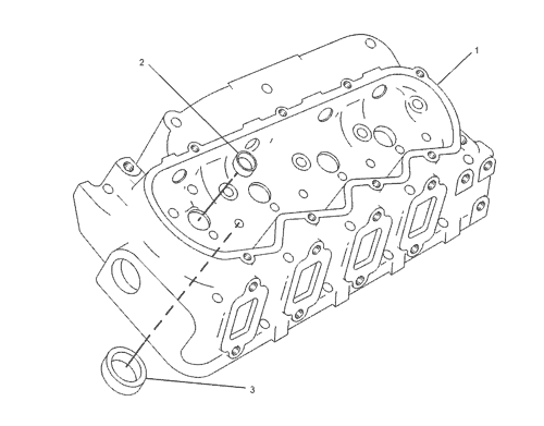6N2467 CYLINDER HEAD GROUP*R ENGINE SERIAL NO. 45V21898 TO
