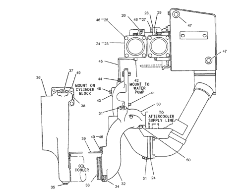 1W1429 TANK GP-EXPANSION-PART 2 OF 2 3406B MARINE ENGINE | AVSpare.com