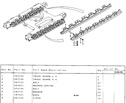 BASE FRAME EL240B EXCAVATOR | AVSpare.com