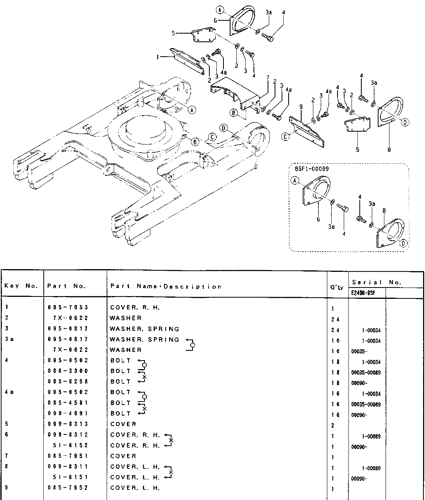 BASE FRAME EL240B EXCAVATOR | AVSpare.com