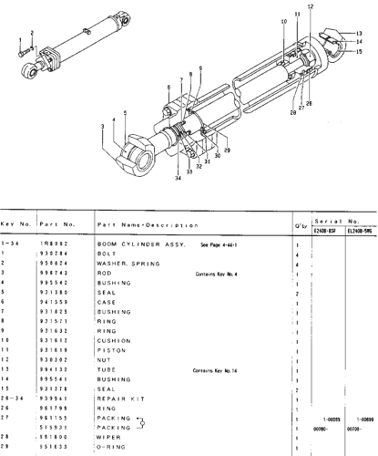 SWING MOTOR (For automatic swing brake) - Part 3 of 3 An