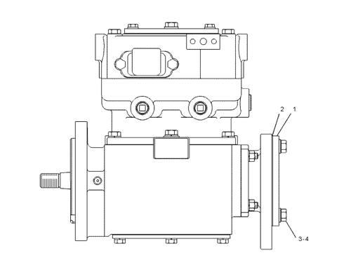 149-4915 AIR COMPRESSOR GP S/N CRP246-UP 13.2 CFM AT 1250 149-4915 AIR COMPRESSOR GP S/N CRP246-UP 13.2 CFM AT 1250
