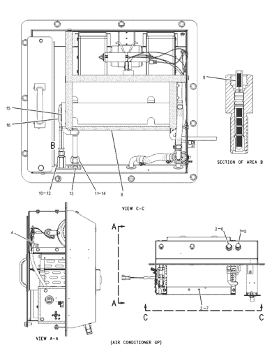 106 5122 Compressor Gp Refrigerant Part Of 2q 7918 Kit Air Conditioner 938g Wheel Loader Avspare Com