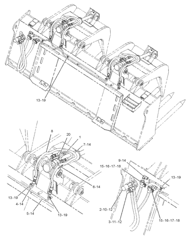 165 8740 Grapple Gp Utility S N Scp4600 Up Part Of 165 8734 285 6116 Grapple Cylinder Gp Utility An Attachment 252b Avspare Com