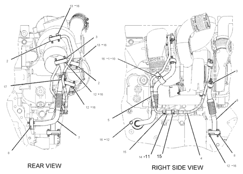 cat c13 twin turbo diagrams