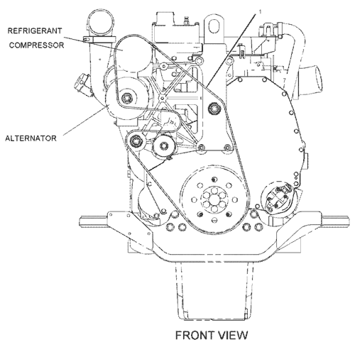 caterpillar-c13-serpentine-belt-diagram