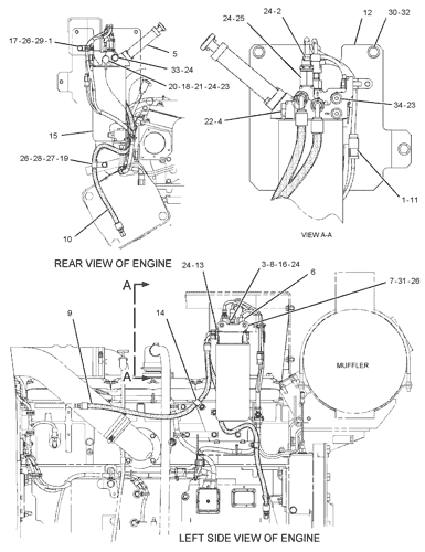 262 2943 Turbocharger Gp S N Lhx37 Up Water Cooled Center Section Part Of 2 2437 Engine Ar Complete 365c L Avspare Com