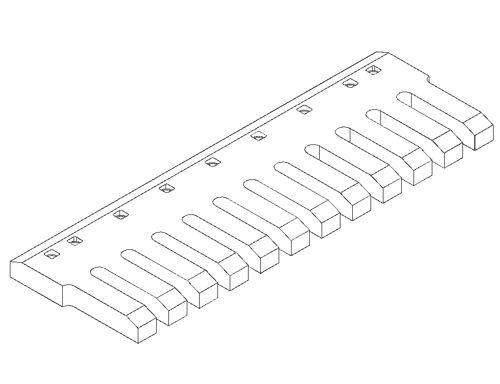 135-9797: Serrated Cutting Edge