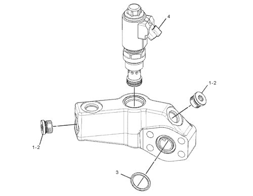 251-5594 VALVE GP-SOLENOID S/N CA61-UP 24-VOLT PART OF 461-6011 