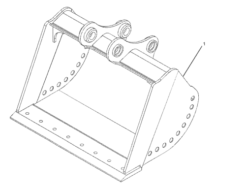 Ditch Cleaning Bucket 1200 mm (48 in), Cat