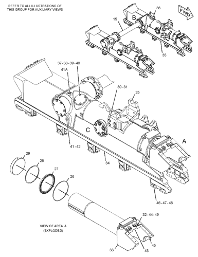 260-7614 FRAME GP-TELESCOPING RECOIL S/N FCT1-1012 PART OF 209