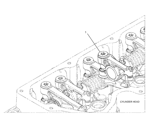 336-5447: Engine Head Exhaust Valve