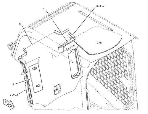 345-6030: Cab Floormat