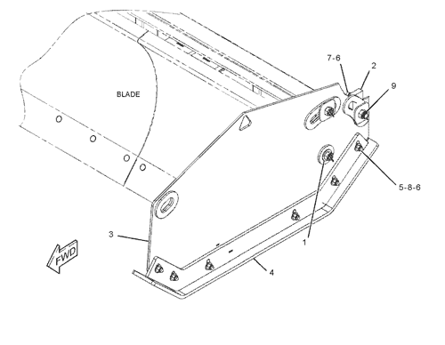 258 2538 Handle Pin Gp Coupler Lh S N Dsn1 Up Part Of 258 2537 Lock Gp Quick Coupler An Attachment 216b3 Avspare Com