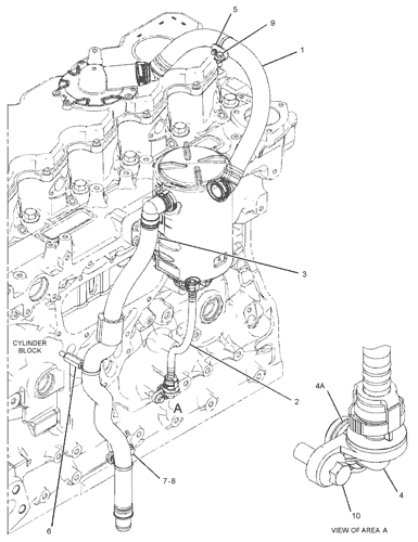 336-5447: Engine Head Exhaust Valve