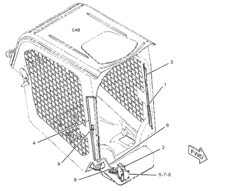 345-6030: Cab Floormat