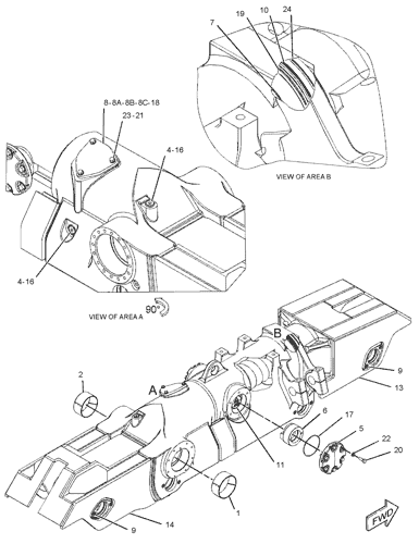 260-7614 FRAME GP-TELESCOPING RECOIL S/N FCT1-1012 PART OF 209