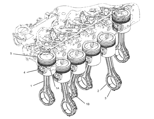 336-5447: Engine Head Exhaust Valve