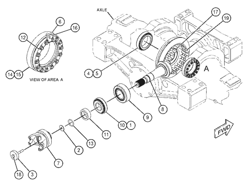 542-2183 CONTROL GP-TRANSMISSION HYD S/N KW41251-UP PART OF 489