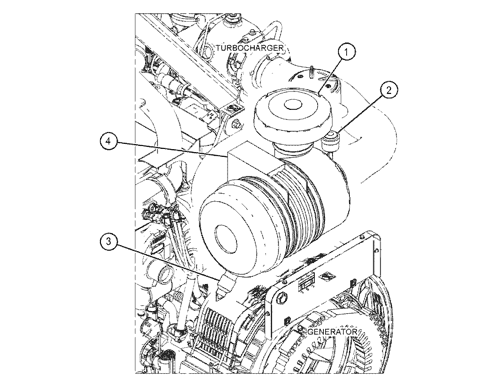 464-8634 AIR CLEANER GP S/N ECL1-UP AN ATTACHMENT C4.4DE65E3