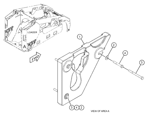 388 7875 Kit Counterweight S N Jsl1 Up Hmr1 Up An Attachment 246d Skid Steer Loader Avspare Com