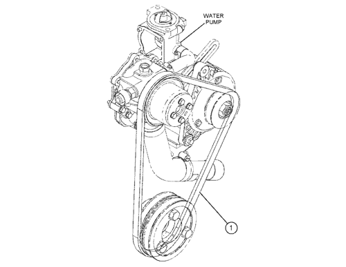 477 0812 V Belt Gp S N Cg41 Up Part Of 465 2306 Engine Ar Primary C2 2 Generator Set Avspare Com