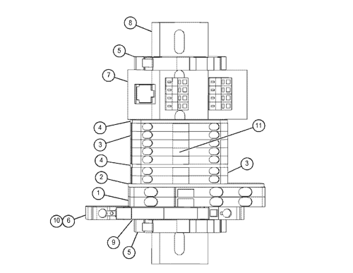 539-6663: Single Pole Contact Block