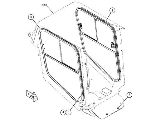 345-6030: Cab Floormat