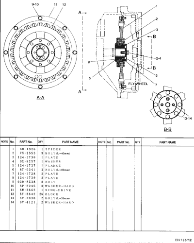 1241678 COUPLING GP-PUMP PART OF 1241677-Page 275 345B L EXCAVATOR