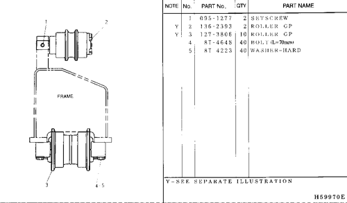 1332458 FRAME AS-UNDERCARRIAGE 307B MINI HYD EXCAVATOR 1332458 FRAME AS-UNDERCARRIAGE 307B MINI HYD EXCAVATOR